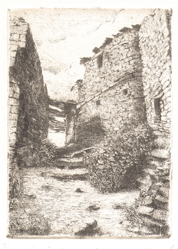 1. Гончар А. А. 1984г.р. лС. Ури Мукар 2009г. офорт травл. штрих 143 х 103